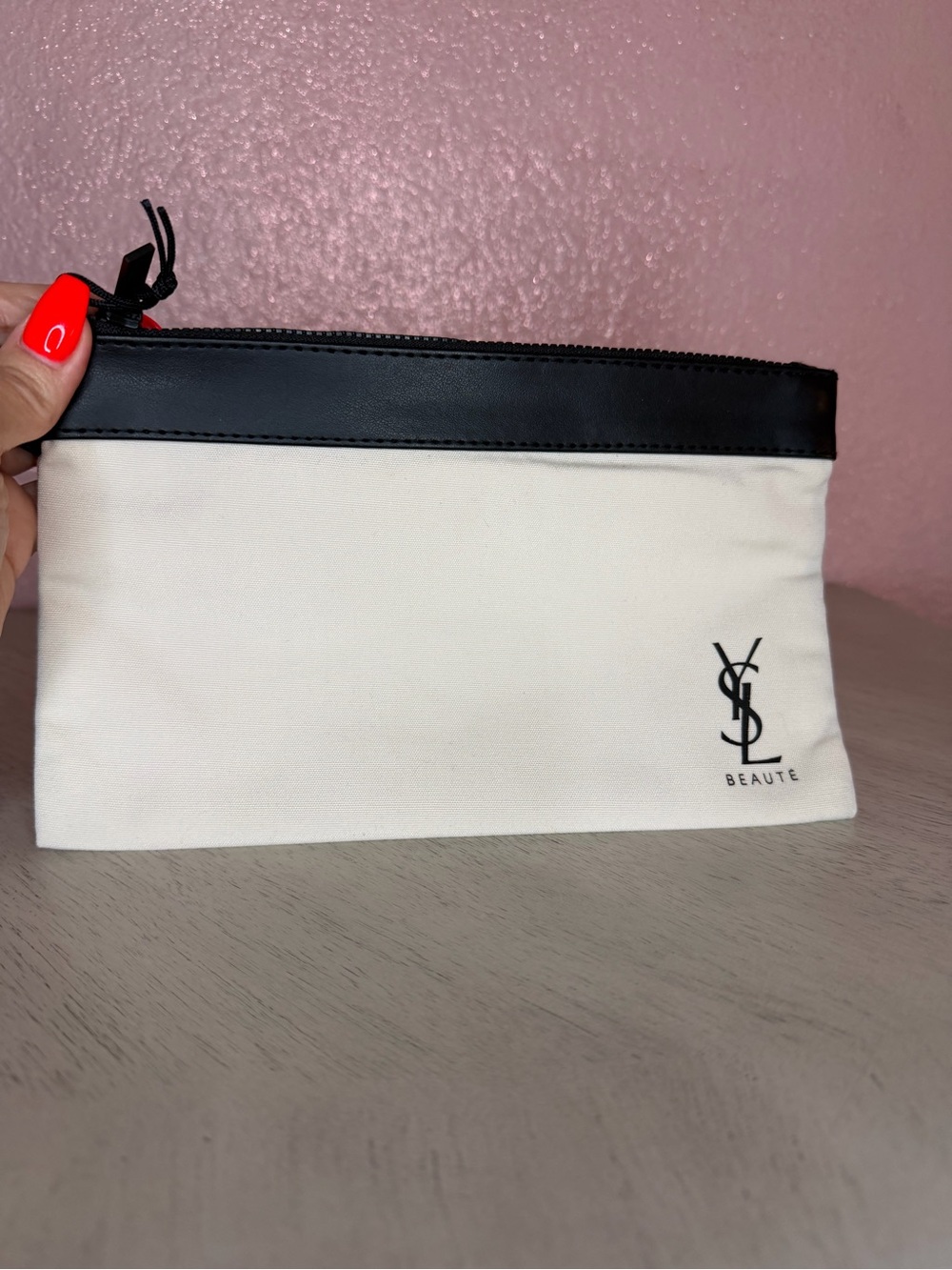 NWT YSL Beaute make up bag.